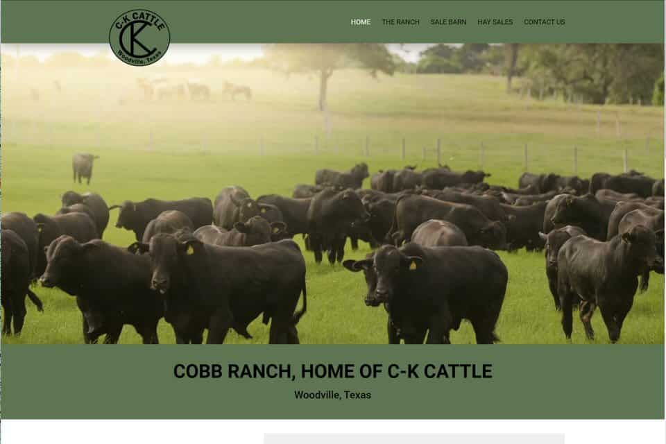Cobb Ranch, Home of C-K Cattle by WizardsWebs Design LLC
